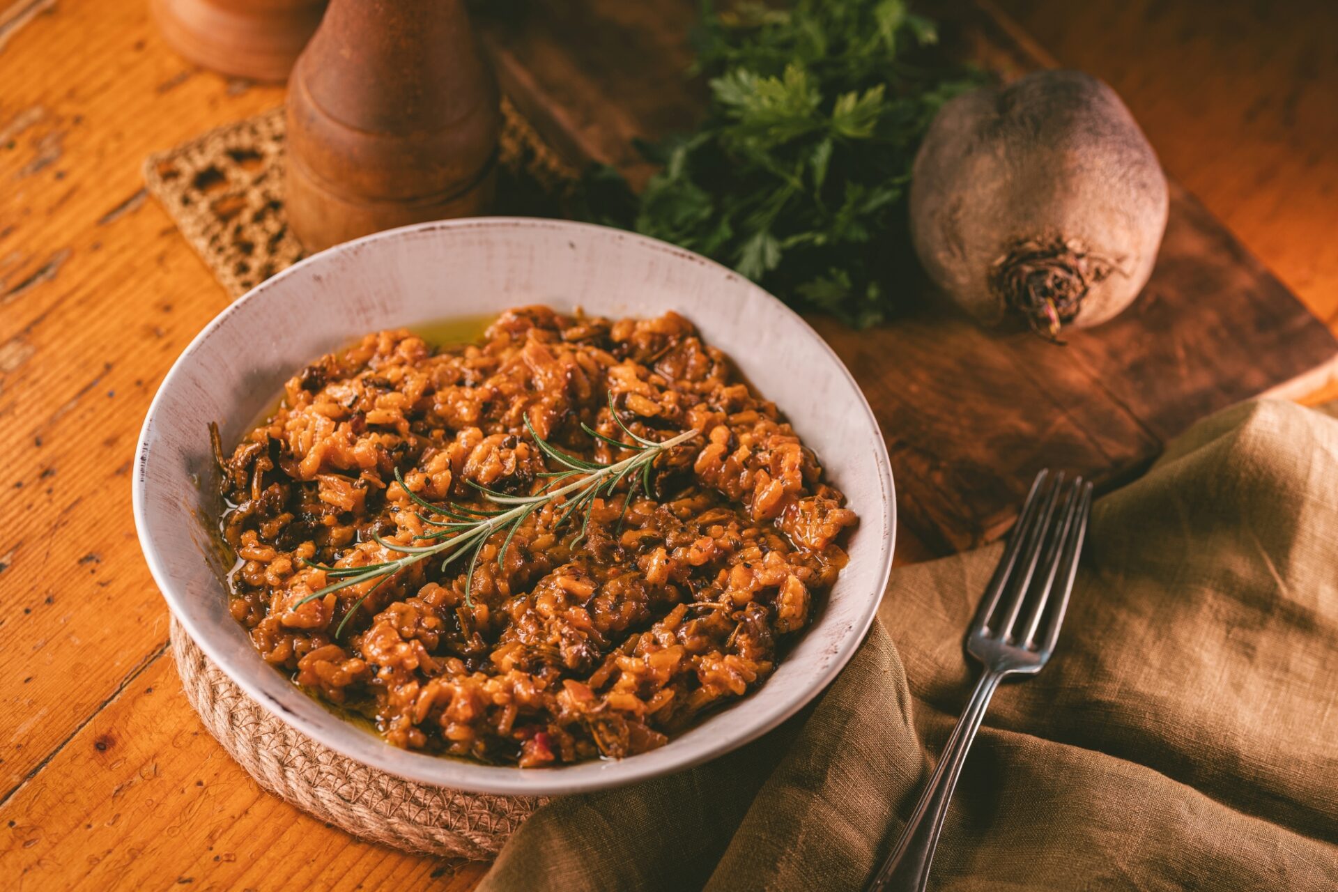 Céklás-szegfűgombás rizottó - Image 2