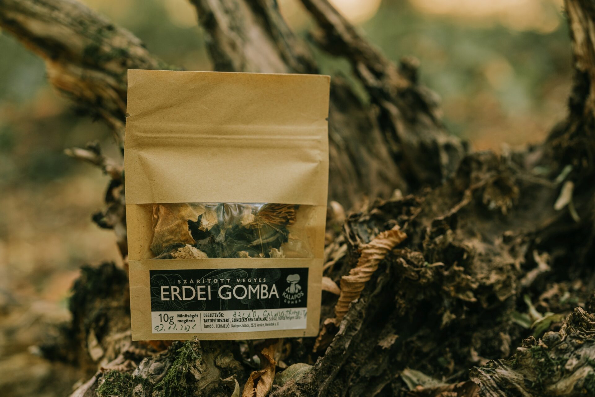 Vegyes erdei gombaszárítmány
