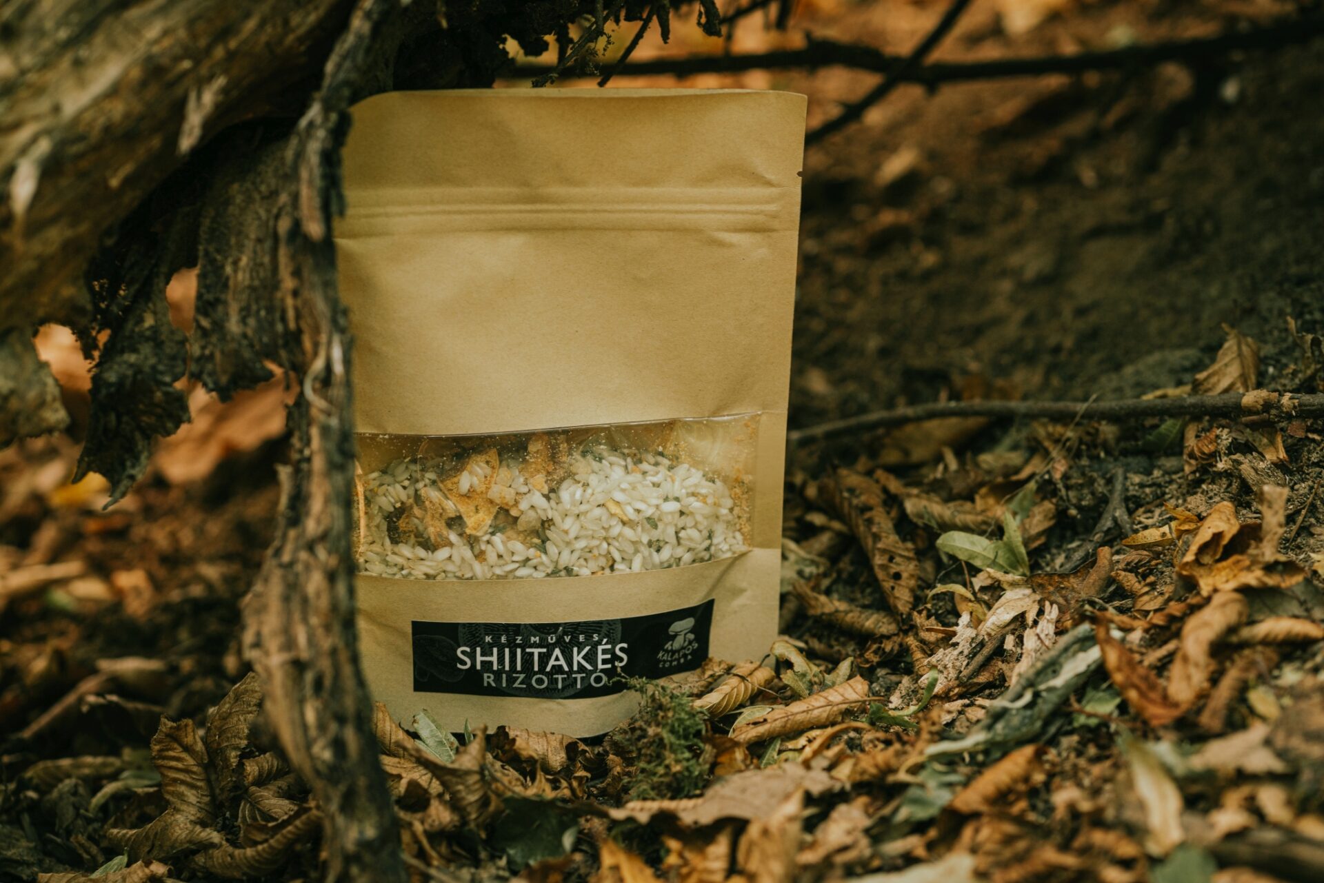 Shiitakés rizottó
